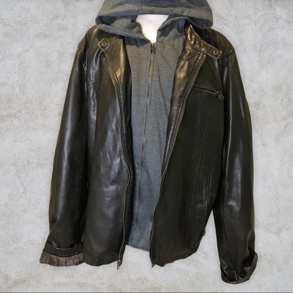 Levi's Other - Levi Faux Leather Hoodie